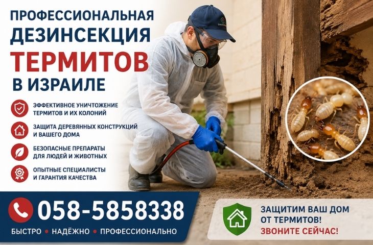 Термиты в Израиле