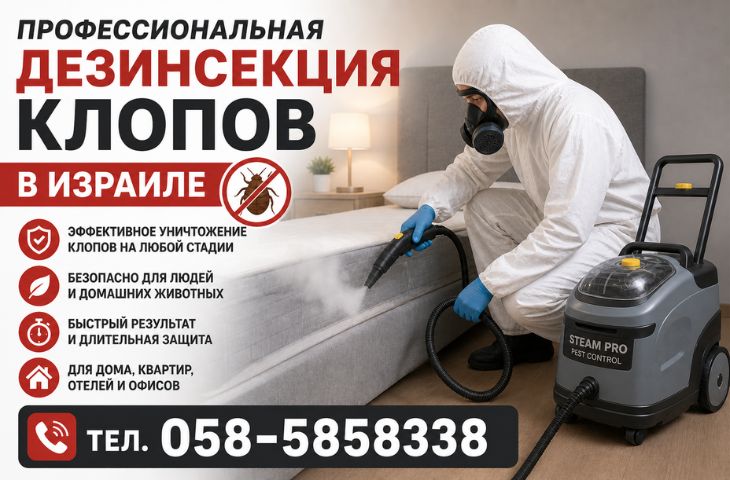 Клопы в Израиле